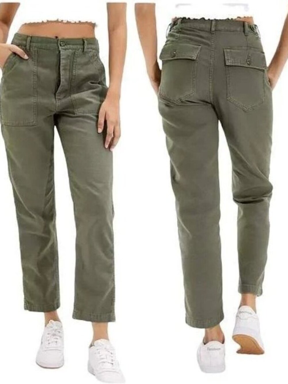 American Eagle Outfitters Highest Rise 90s Boyfriend Cargo Pants Womens 0 Short